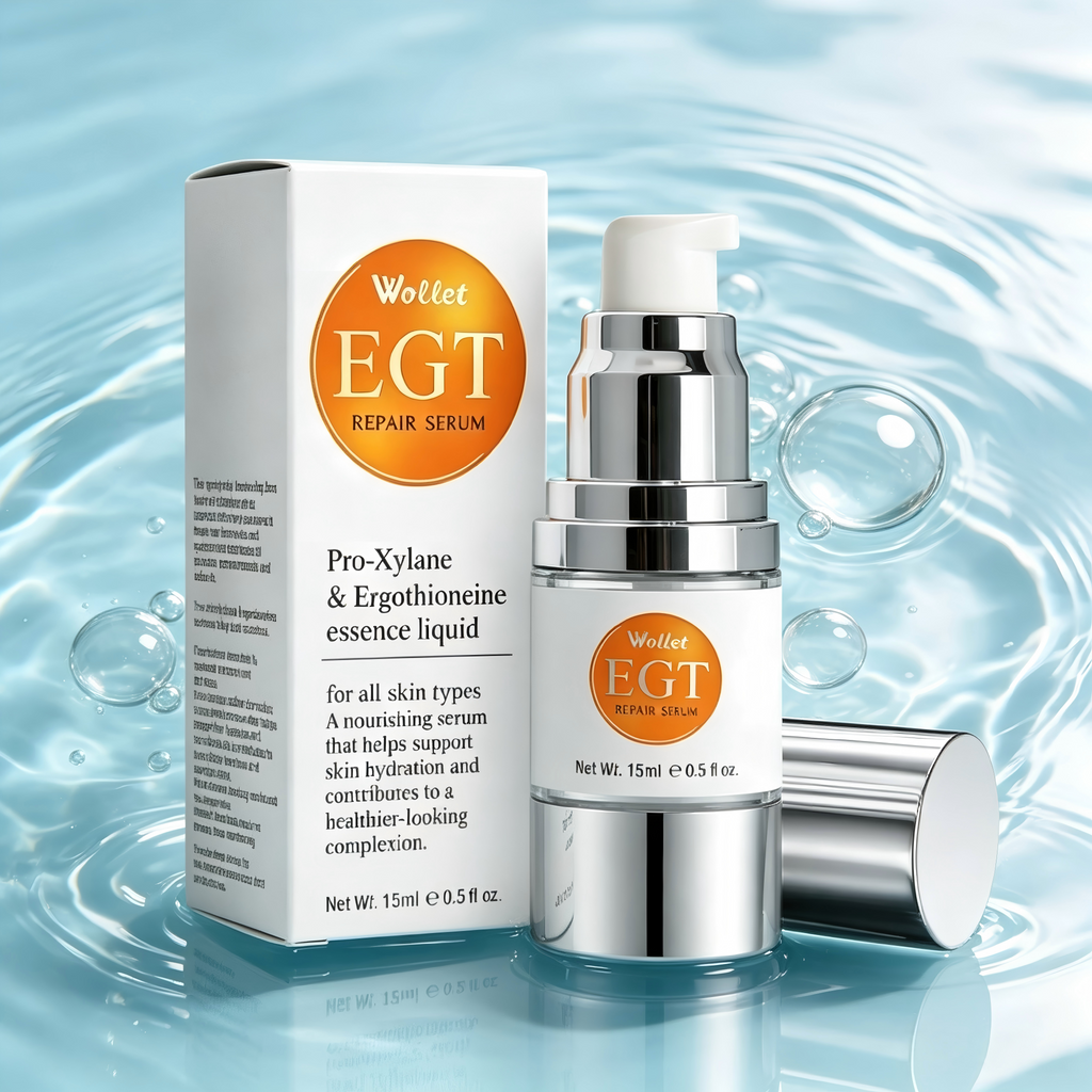 Wrinkle Repair Facial Serum | Ergothioneine Pro-Xylane Hyaluronic Acid Collagen Serum