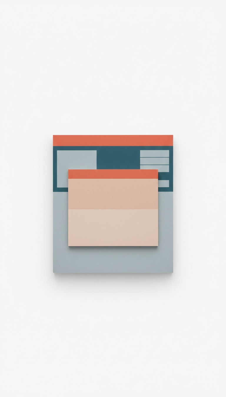 Burnt Coral Task Pad Set Lined