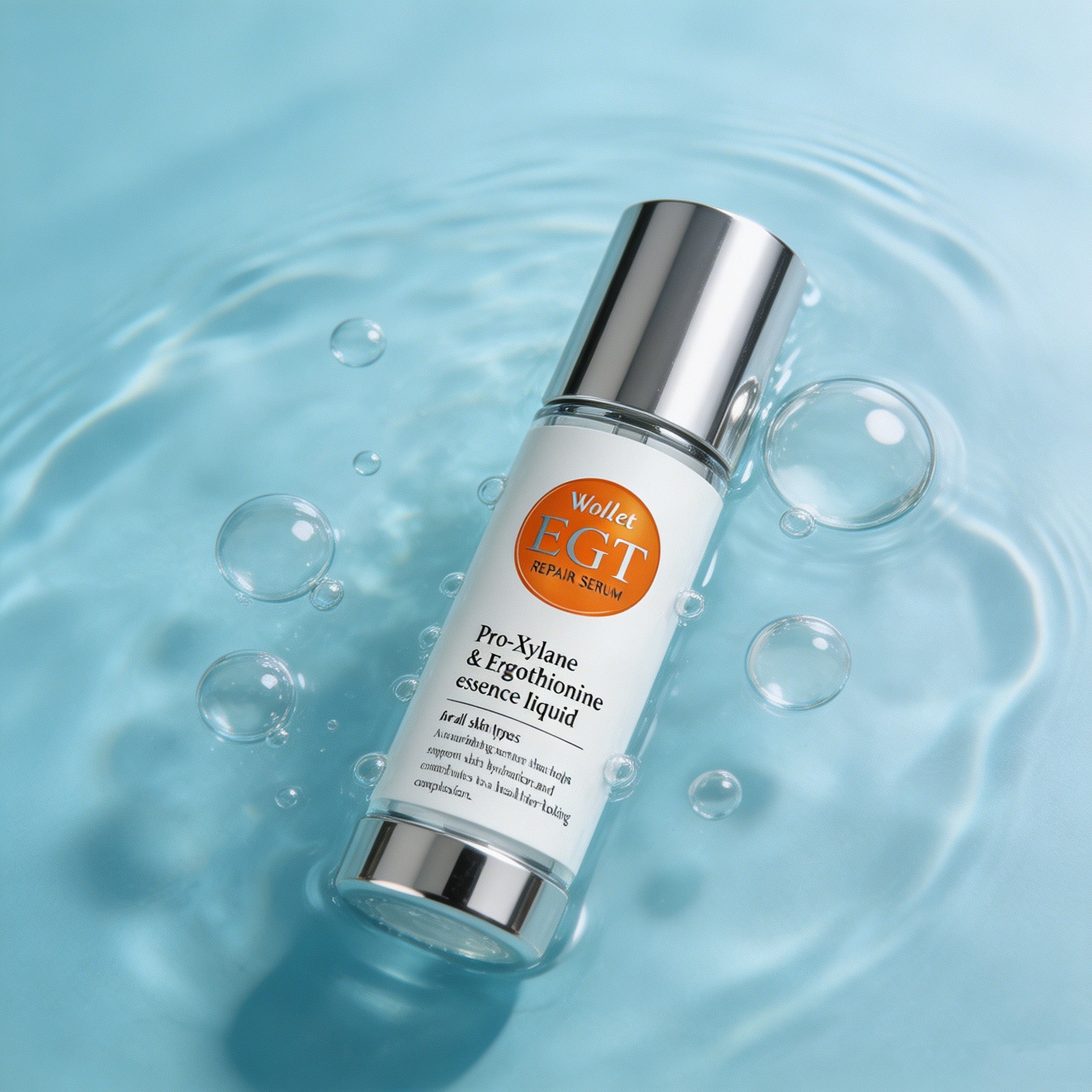 Wrinkle Repair Facial Serum | Ergothioneine Pro-Xylane Hyaluronic Acid Collagen Serum