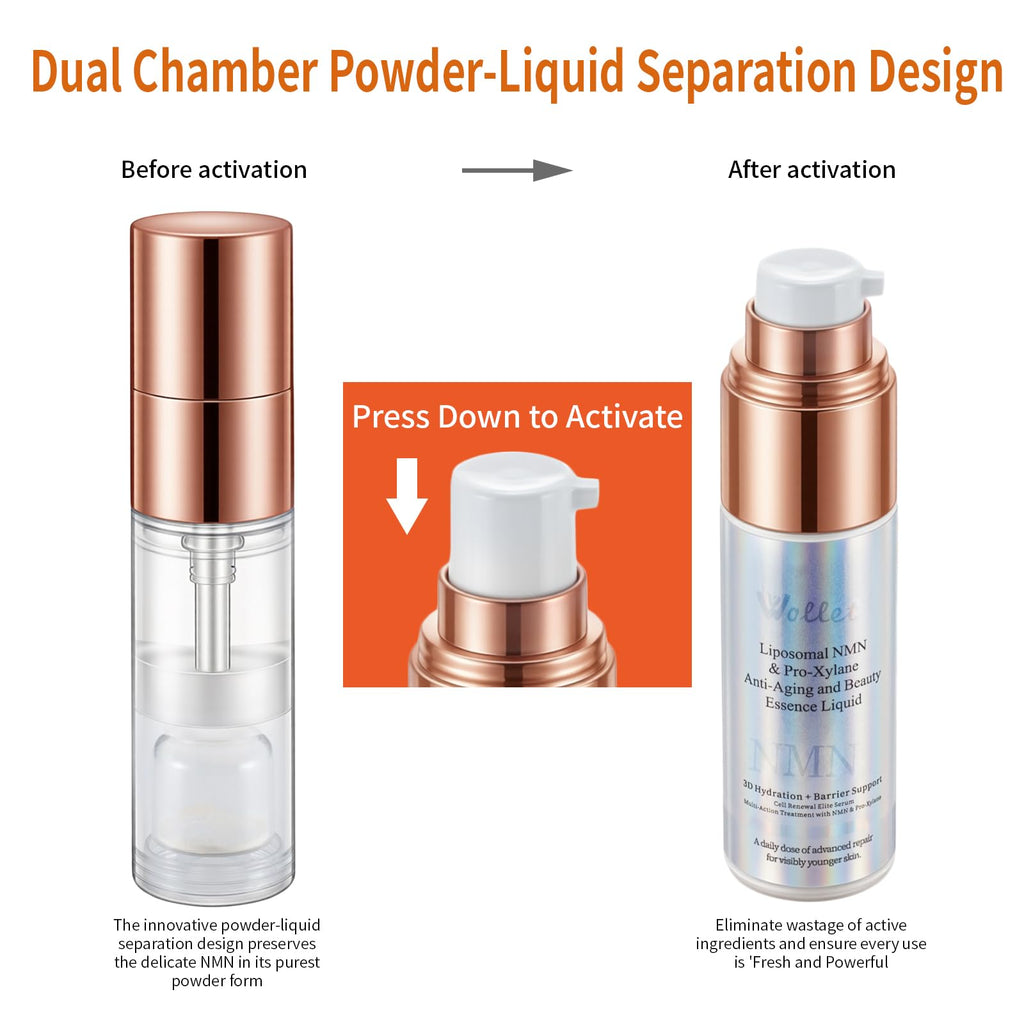 Age Smarter. Glow Longer. Fresh-Activated Liposomal NMN Serum