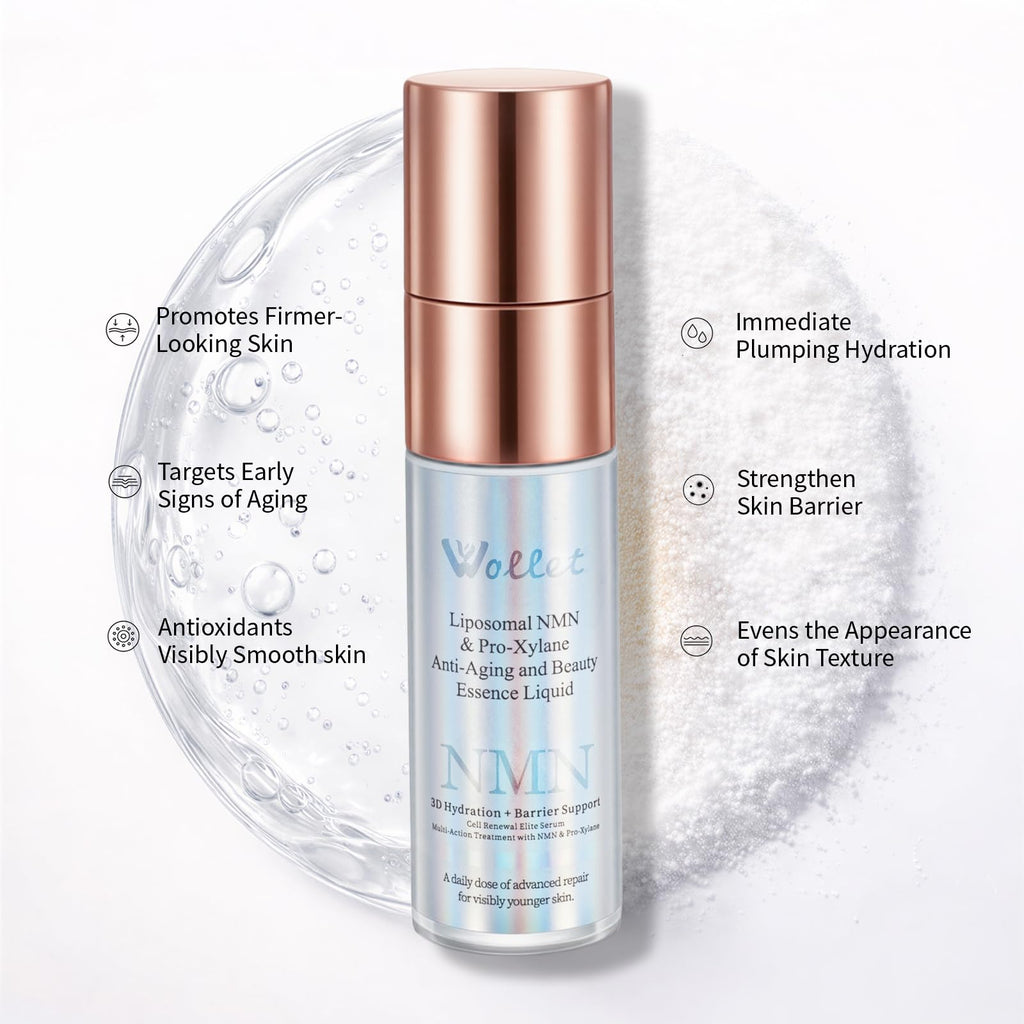 Age Smarter. Glow Longer. Fresh-Activated Liposomal NMN Serum