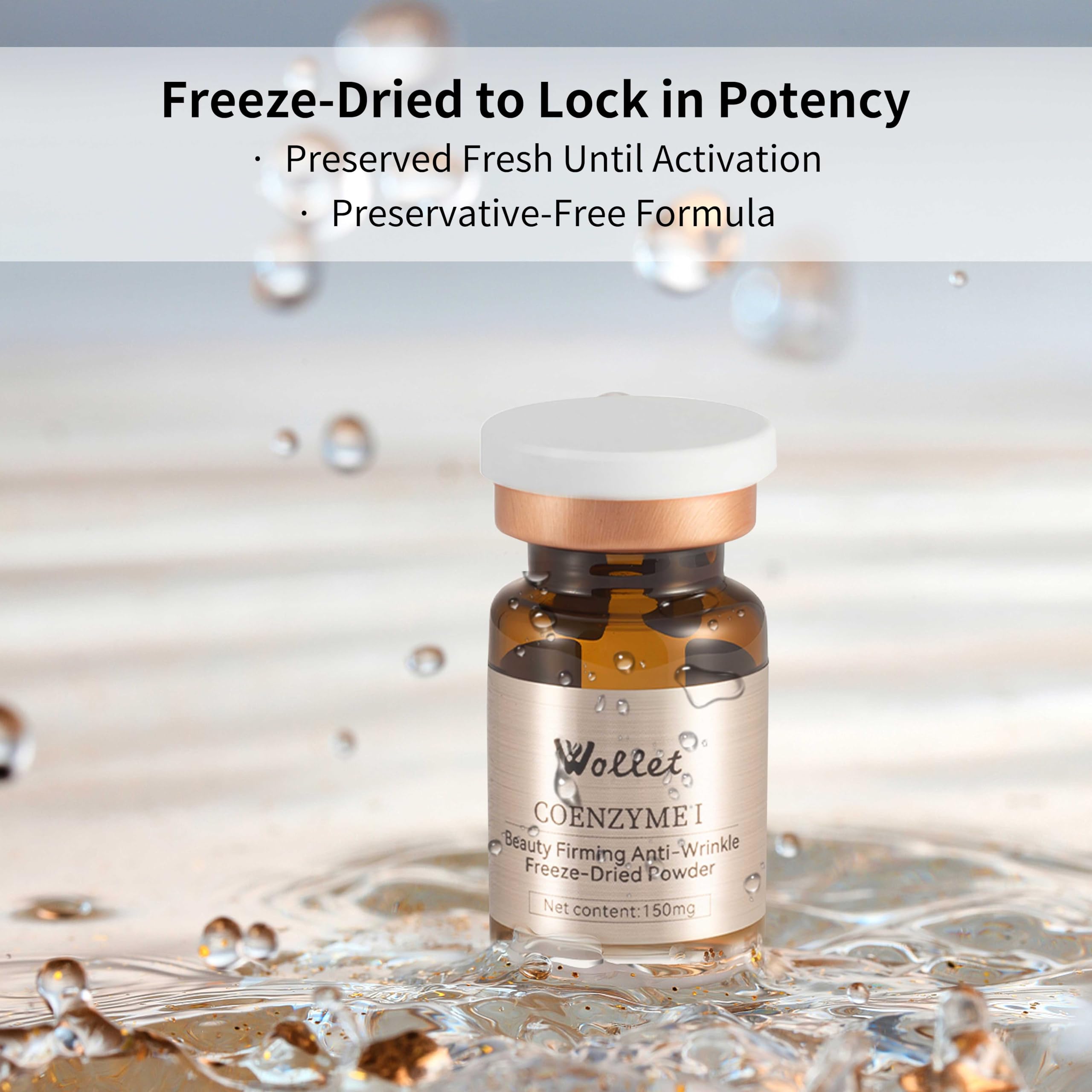 20-Days NAD+ Anti-Aging Peptide Serum | Activated Niacinamide Collagen Serum Repair Wrinkles, Firm & Brighten Skin No Microneedling